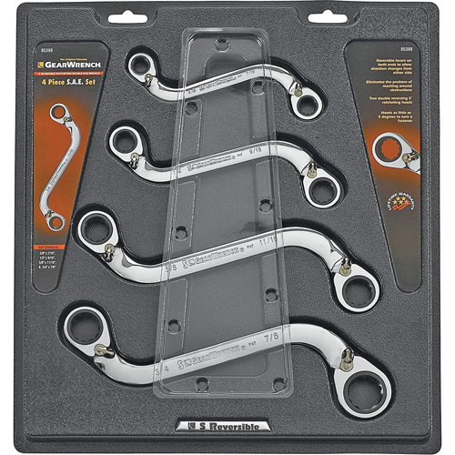 "S" Reversible Wrench Set - 4 Pieces Pronet Distribution