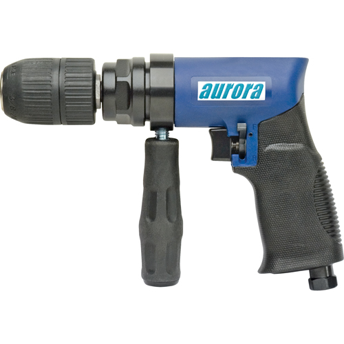 1/2" Air Reversible Drill, 4 CFM, 1/4" NPT, 88 dBA, 1/2" Chuck Pronet Distribution