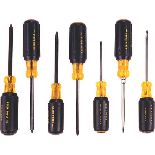 Canadian Basic Cushion-Grip Screwdriver Set, 7 Pcs. Pronet Distribution