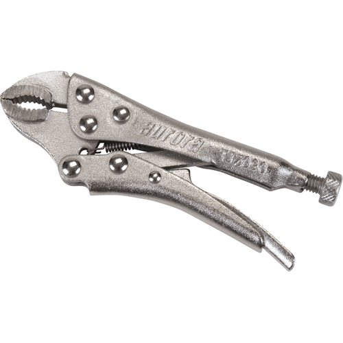Locking Pliers with Wire Cutter, 4" Length, Curved Jaw Pronet Distribution