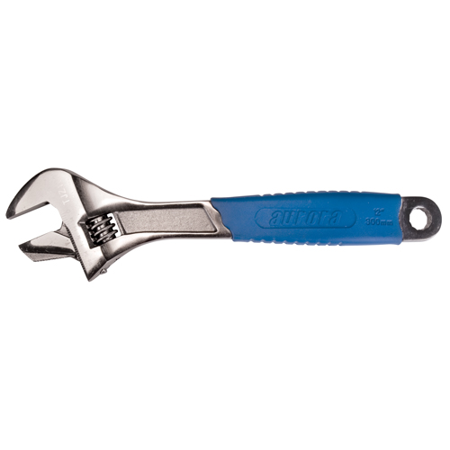 Adjustable Wrench, 12" L, 1-5/8" Max Width, Black Pronet Distribution