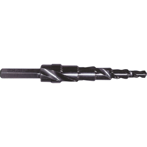 Foret &eacute;tag&eacute; progressif, 1/4" - 3/4", Incr&eacute;ments de 1/16", Acier rapide Pronet Distribution