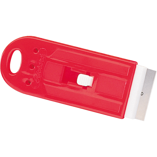 Retractable Razor Scrapers, High-Carbon Steel Blade, 1-1/2" Wide, Plastic Handle Pronet Distribution