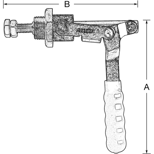 Straight Line Hold Down Clamps, 300 lbs. Clamping Force Pronet Distribution