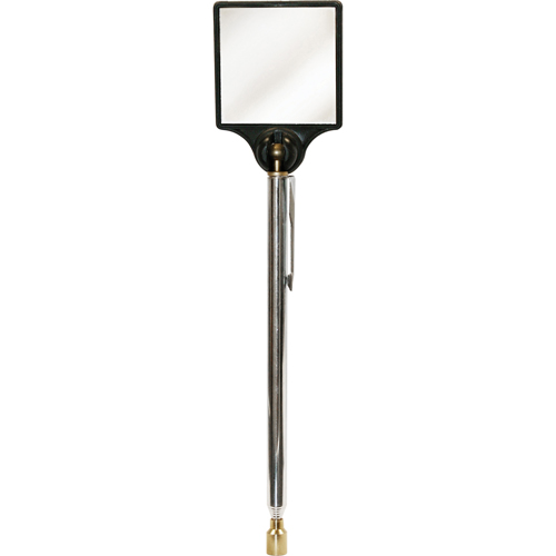 Inspection Magnetic Mirror, Square, 2" L x 2" W, Telescopic Pronet Distribution