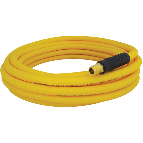 Easyflex Premium Hoses with Fittings, Air/Water, Technopolymer, 1/4" dia. x 50', 300 psi, 1/4 NPT Pronet Distribution