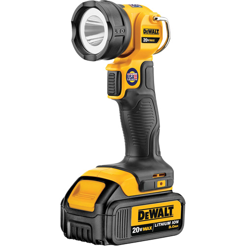 Lampe de travail Max, DEL, 110 lumens, 11 hres de fonctionnement, Bloc-pile Rechargeable, Plastique Pronet Distribution