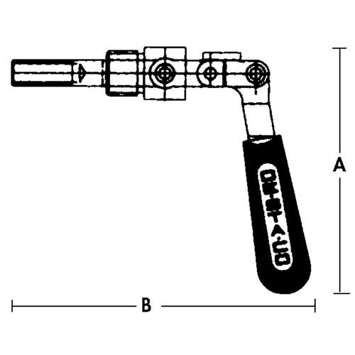 Straight Line Clamps - 601 Series, 5/8" (15.875 mm) Capacity, 100 lbs. Clamping Force Pronet Distribution