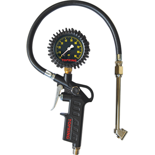 Manom&egrave;tres pour roues jumel&eacute;es- Manometres de gonflage a cadran de style pistolet Pronet Distribution