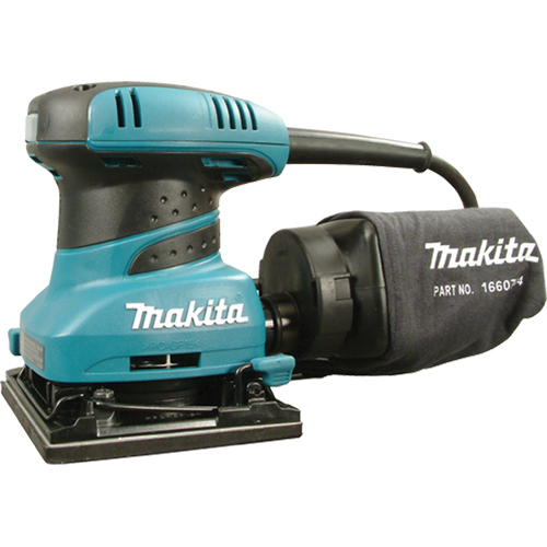 1/4 Sheet Finish Sander, 4-1/2 " x 5-1/2"/4-3/8" x 4" Sand Paper, 1.6 A, 120 V, 14,000 OPM Pronet Distribution
