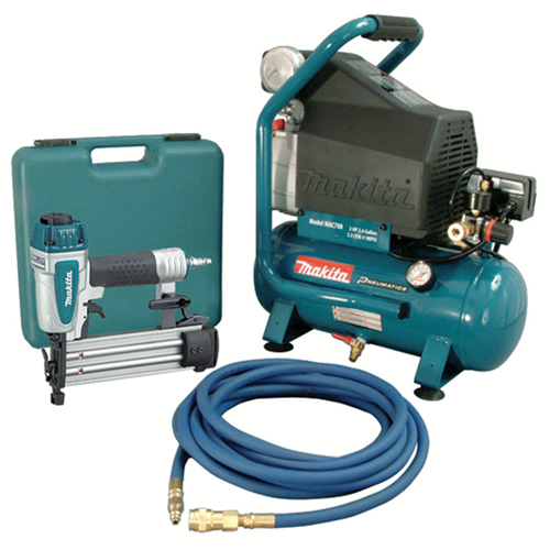 Trousses de compresseur d'air et Cloueuse Brad, &eacute;lectrique, 2,6 gal. (2,6 gal. US), 130 PSI, 120/1 V Pronet Distribution