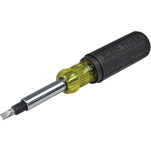 Heavy-Duty Multi-Bit Screwdriver/Nut Driver, 7-9/10" L, Cushion Grip Handle Pronet Distribution