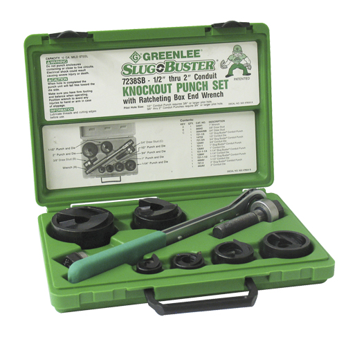 Ensemble de poinçonnage avec cliquet et poinçons SlugBuster Pronet Distribution