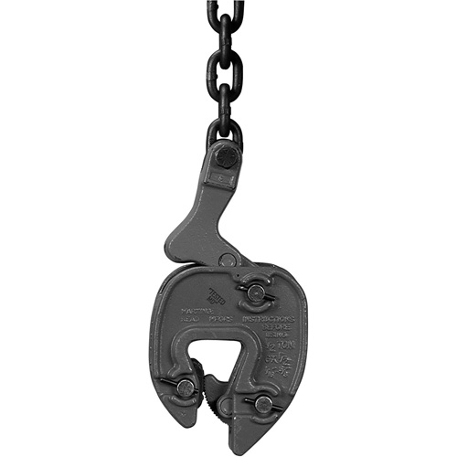 GX Plate Clamp with Chain Connector, 1000 lbs. (0.5 tons), 1/16" - 5/16" Jaw Opening Pronet Distribution