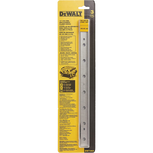 13" Disposable Reversible Thickness Planer Knives Pronet Distribution