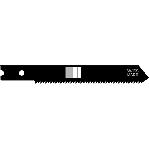 Lames de scie sauteuse, Acier rapide, Tige en U, 2-3/4" lo, 24 dents par pouce Pronet Distribution