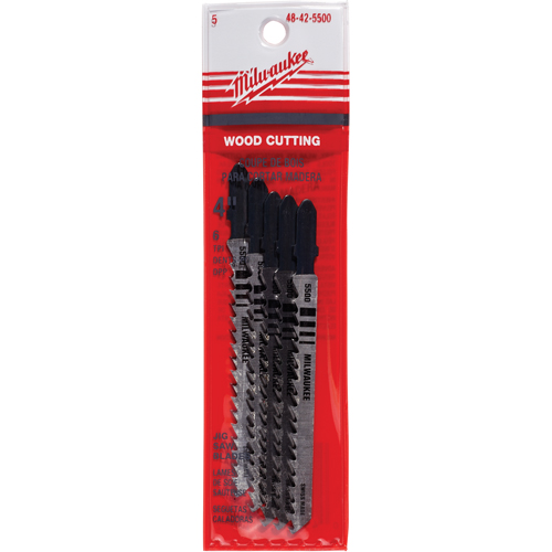 Lame de scie sauteuse, Bim&eacute;tal, Tige en T, 4" lo, 6 dents par pouce Pronet Distribution