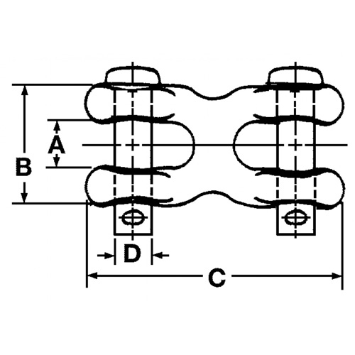 Maillon d'attache double Pronet Distribution