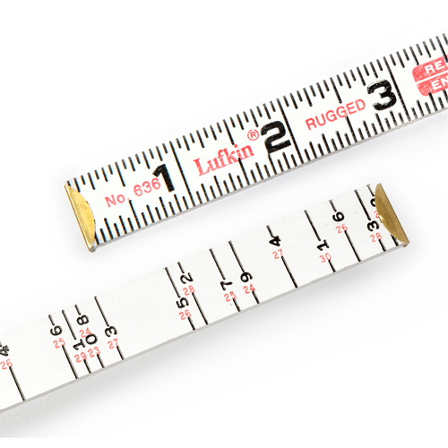 R&egrave;gle de maçon Red End, 6' lo, Bois, Graduations de 1/16" Pronet Distribution