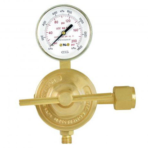 Medium-to-Heavy-Duty Station Regulator, Acetylene, 7/8"-14LH(F) Inlet Pronet Distribution
