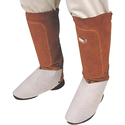 Leather Spats, 6" L, Lava Brown Pronet Distribution