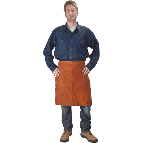 Tablier en cuir, Taille, 24" lo, Lava Brown Pronet Distribution