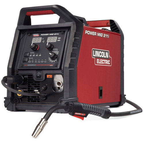 POWER MIG&reg; 211i MIG Welder, 120 V/230 V, 1 Ph, 60 Hz Pronet Distribution