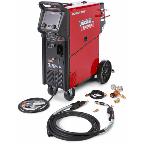 POWER MIG&reg; 360MP Multi-Process Welder, 208 V/230 V/460 V/575 V, 1 Ph, 50/60 Hz Pronet Distribution