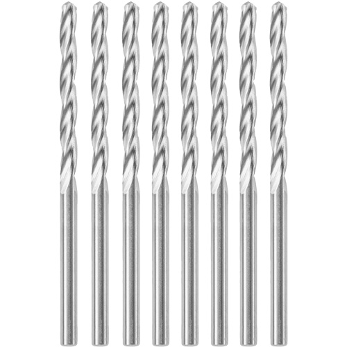 8-Piece Standard Point Spiral Saw Bit with 1/8" Diameter, 1/8", 1" Flute Pronet Distribution