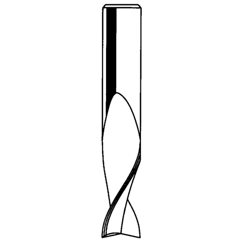 M&egrave;che &agrave; spirale, 1/8" dia., 1/2" Hauteur de carbure, 2" lo, 1/4" tige Pronet Distribution