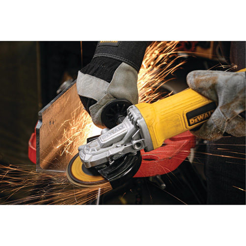 Petite meuleuse d'angle avec interrupteur &agrave; palette, 4-1/2", 120 V, 9 A, 12 000 Tr/min Pronet Distribution