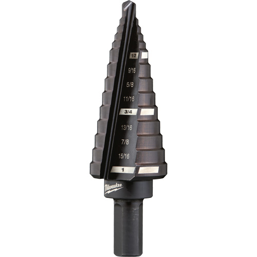 Foret &eacute;tag&eacute; no 8, 1/2" - 1", Incr&eacute;ments de 1/16", Acier rapide Pronet Distribution