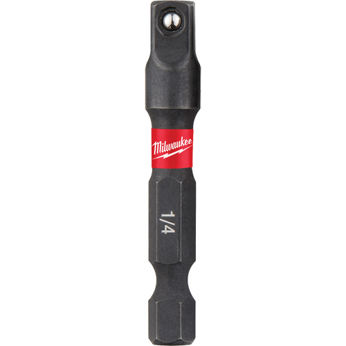 Shockwave Impact Driver Socket Adapters, 1/4" Drive Size, 1/4" Male Size, Ball, 1-7/8" L Pronet Distribution