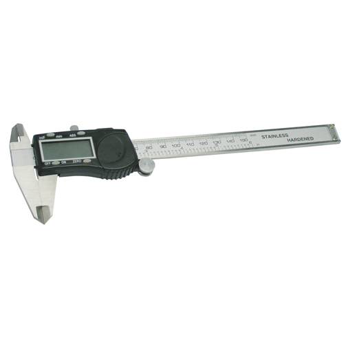 Pied &agrave; coulisse num&eacute;rique fractionnaire, R&eacute;solution de 0,005" (0,01 mm), 0" - 6" ( 0 mm - 150 mm) gamme de mesure Pronet Distribution