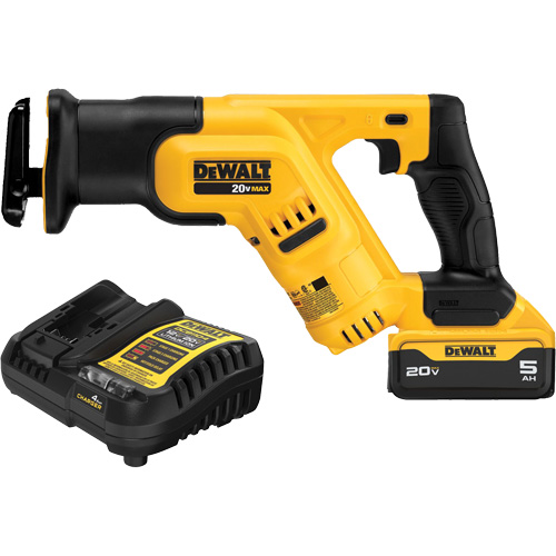 Max Compact Reciprocating Saw Kit, 20 V, Lithium-Ion Battery, 0-2900 SPM Pronet Distribution