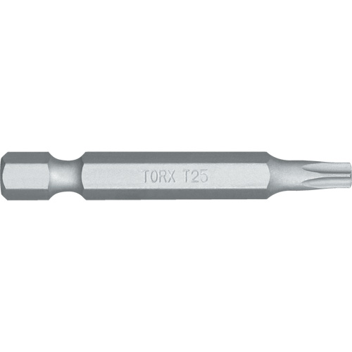 Screwdriver Bit, Torx, T-25 Tip, 1/4" Drive Size, 4-4/5" Length Pronet Distribution