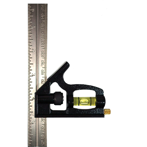 &eacute;querre combin&eacute;e Johnson 406EM, 6'' x 1'' lo, 1/32" Graduations, Acier, Ordinaire Pronet Distribution