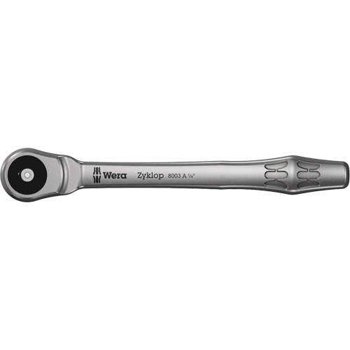 Zyklop Metal Ratchet 1/4 Push Through , 1/4" Drive, Plain Handle Pronet Distribution