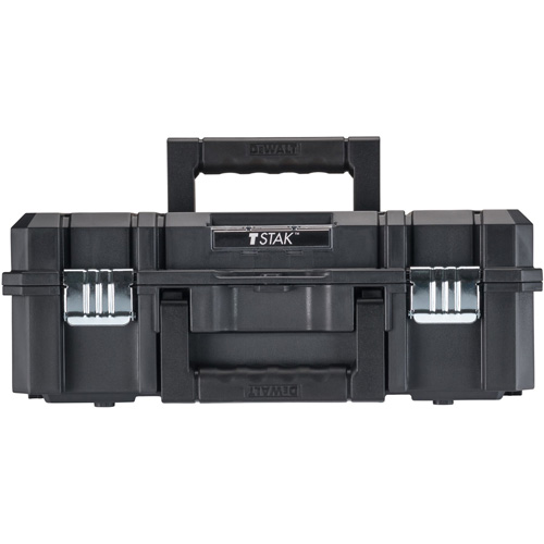 Coffre &agrave; outils avec dessus plat TSTAK II, 17-1/4" x 13" x 6-3/8", Noir Pronet Distribution