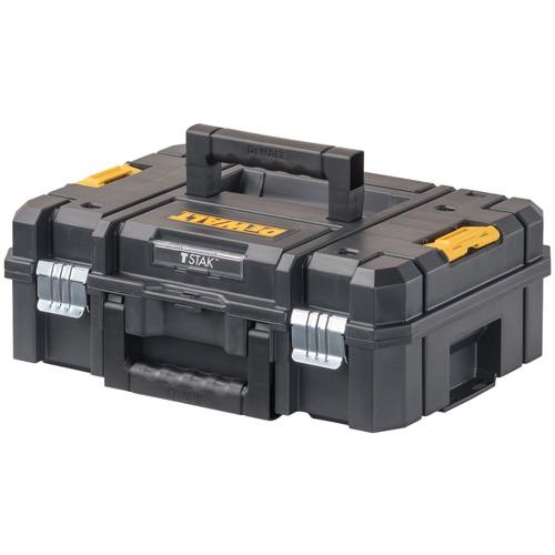 Coffre &agrave; outils avec dessus plat TSTAK II, 17-1/4" x 13" x 6-3/8", Noir Pronet Distribution