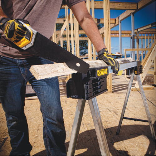 Chevalet de sciage pliant en m&eacute;tal Pronet Distribution