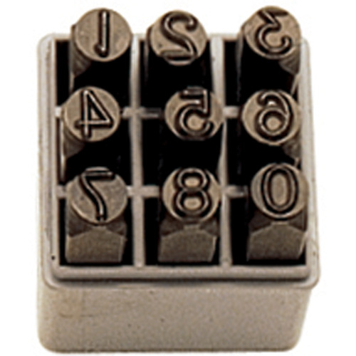 Number Hand Stamp Set, 9 Pieces Pronet Distribution