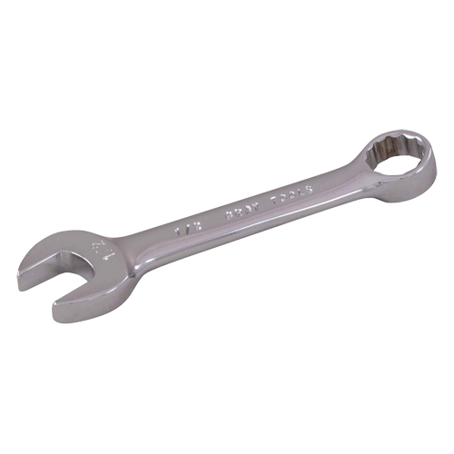 Cl&eacute; mixte courte, 12 pans, 6 mm, Fini Chrome Pronet Distribution