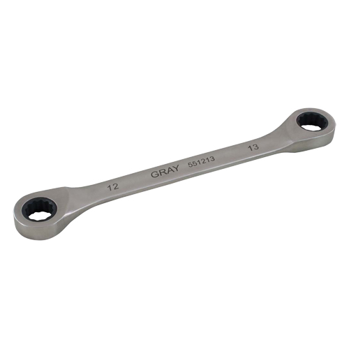 Cl&eacute; &agrave; cliquet polygonale double pour engrenage, 12 pans, 8 mm x 9 mm, Fini Ordinaire Pronet Distribution