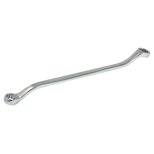 Box End Wrench, 12 Point, 10 mm x 11 mm, 15° Offset, Chrome Finish Pronet Distribution