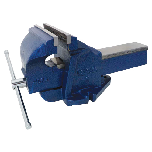 Ductile Iron Mechanics Bench Vise, 8" Jaw Width, 4" Throat Depth Pronet Distribution