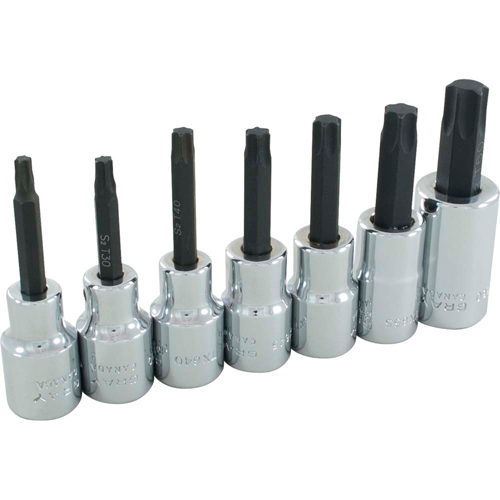 Jeu de douilles Torx, Torx, Prise 1/2", 7 mrcx Pronet Distribution