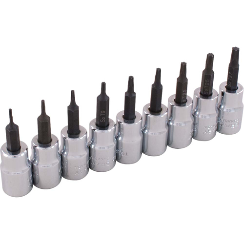 Jeu de douilles, Torx, Prise 3/8", 9 mrcx Pronet Distribution