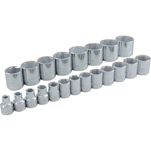 Jeu de douilles, 21 Mcx, Prise de 3/8" Pronet Distribution