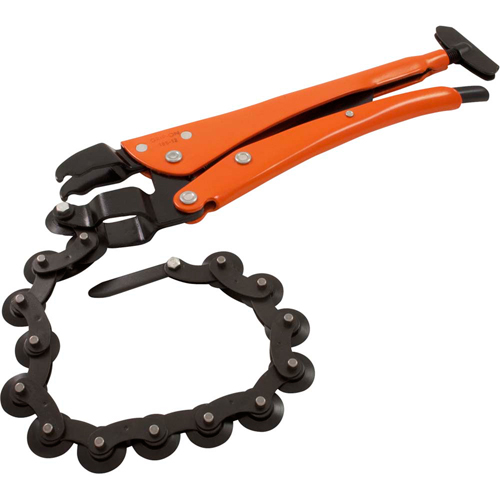 Locking Chain Pipe Cutter Pliers, 12-1/2" Length, Omnium Grip Pronet Distribution